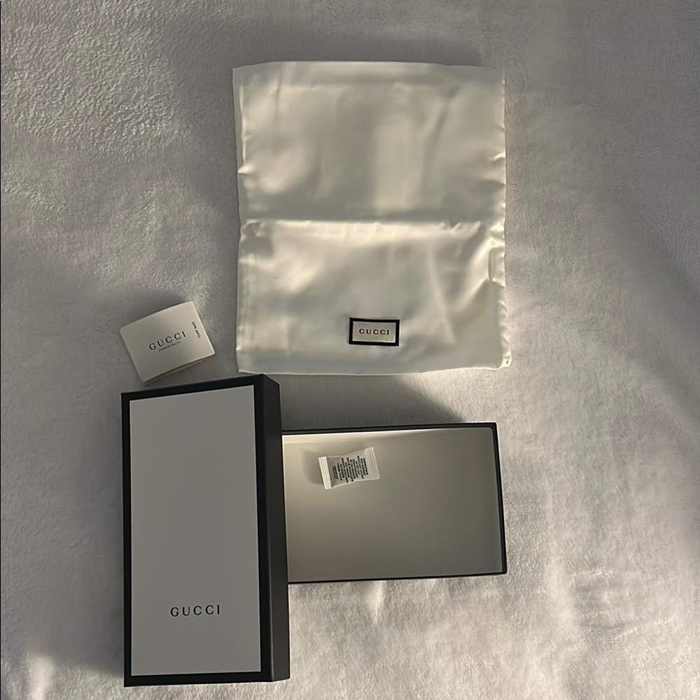 Gucci Wallet box and inserts